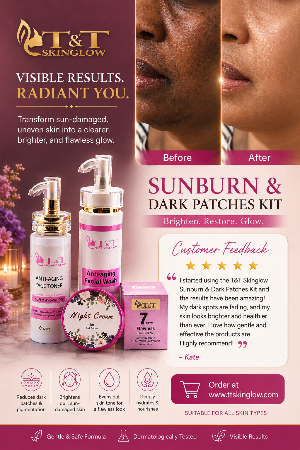 Sunburn/Dark Patches Set