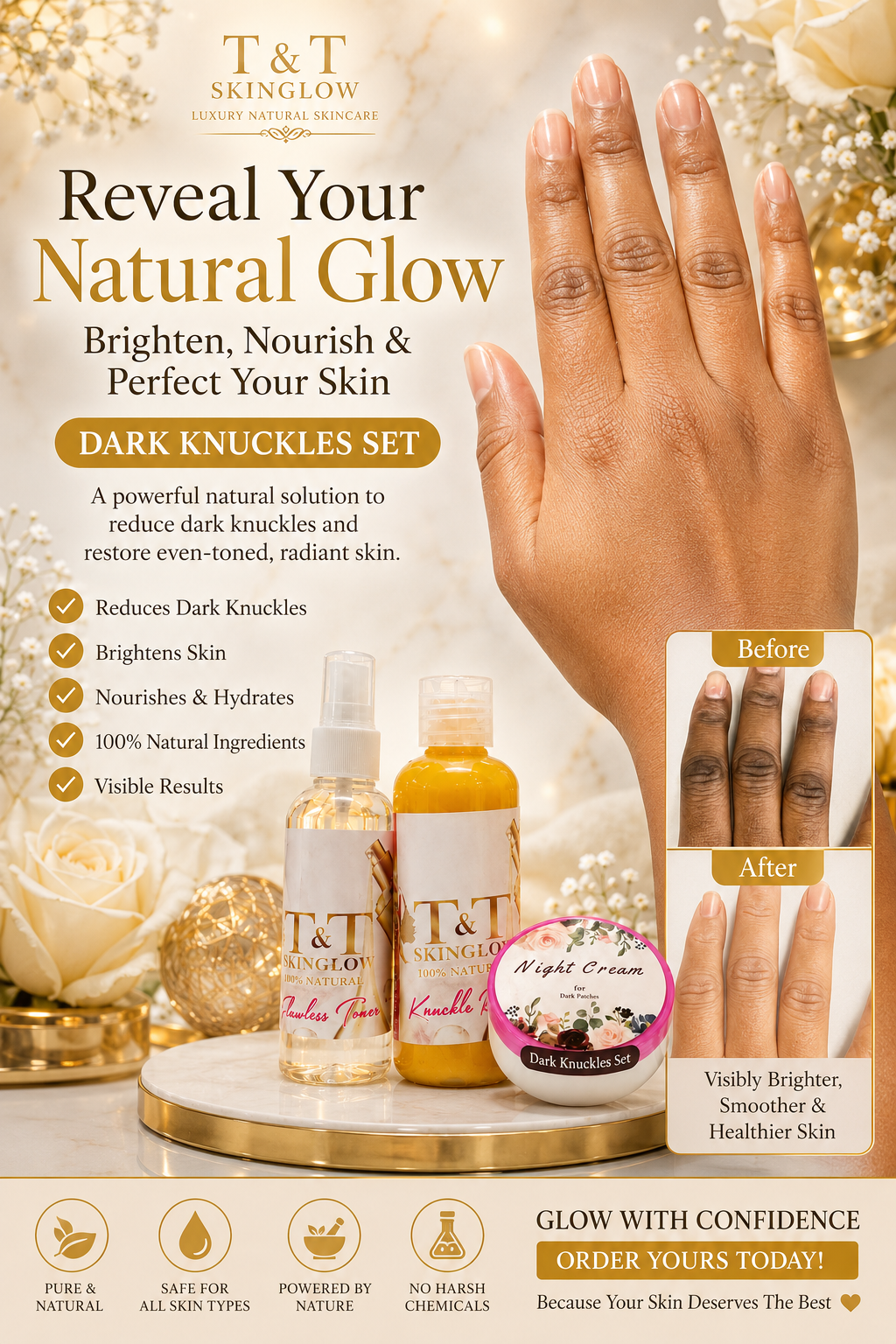 Dark Knuckles Remover Set